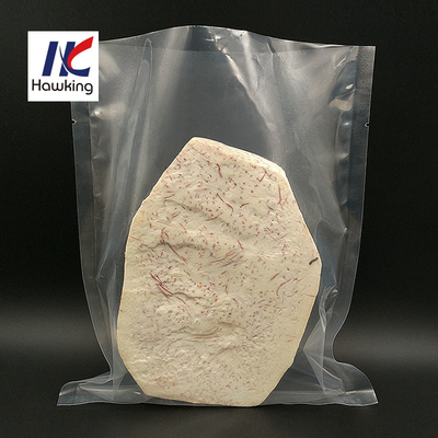 SGS Nylon Resealable Food Vacuum Bag Freezer Pouch Packaging 80ΜM