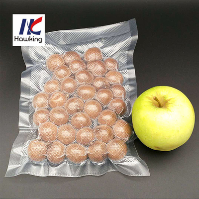 Household Plastic Freeze Embossed Vacuum Bag For Fresh Food Storage