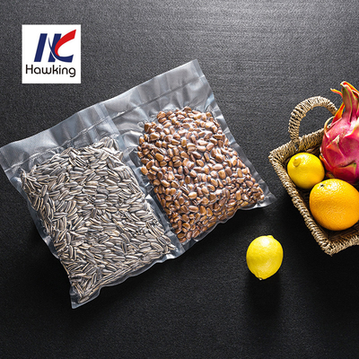 90UM Plastic Embossed Vacuum Bag Vacuum Rolls For Food Packaging 200*300MM