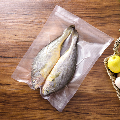 Food Grade Plastic Wrap Fresh Embossed Vacuum Bag 250*350MM